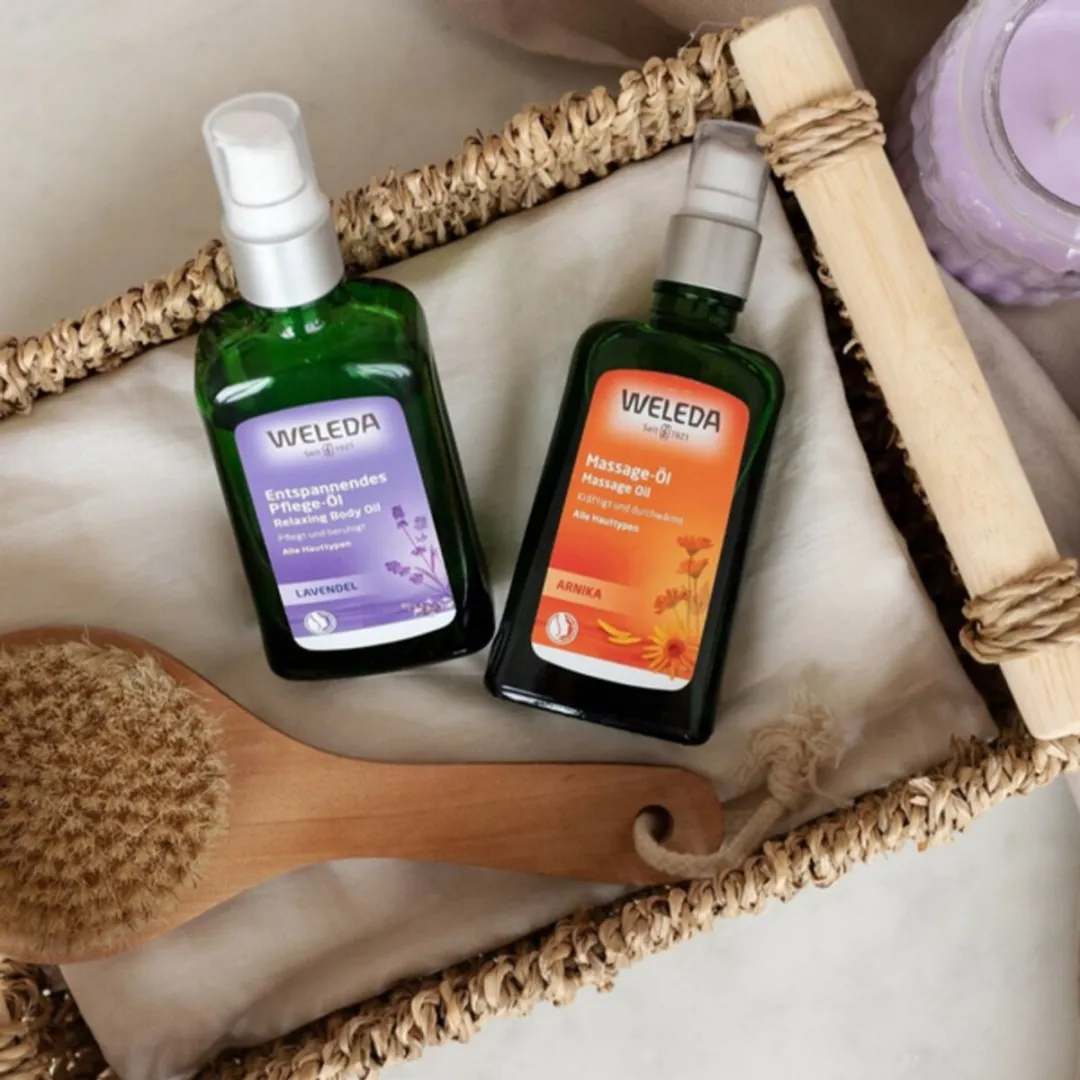 Weleda Ontspannende Bodyolie Lavendel 100ml - 4 Stuks
