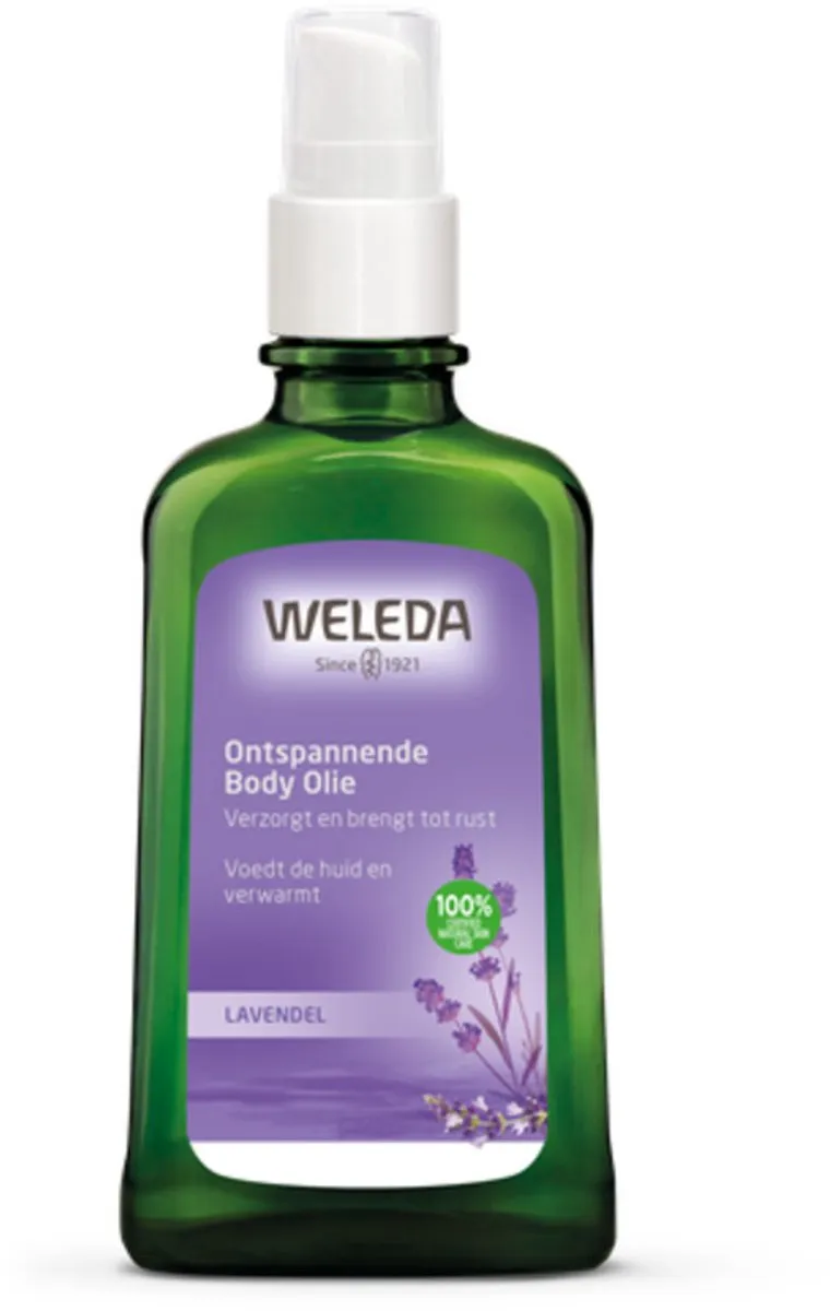 Weleda Ontspannende Bodyolie Lavendel 100ml - 4 Stuks
