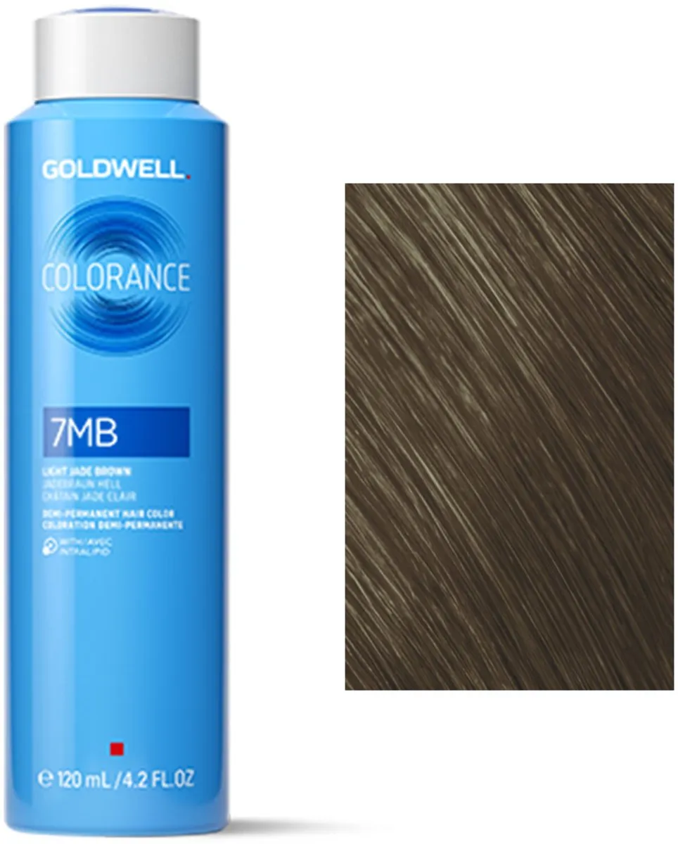 Goldwell Colorance Color Bus 7-MB Licht Jade Bruin 120ml - Zwart