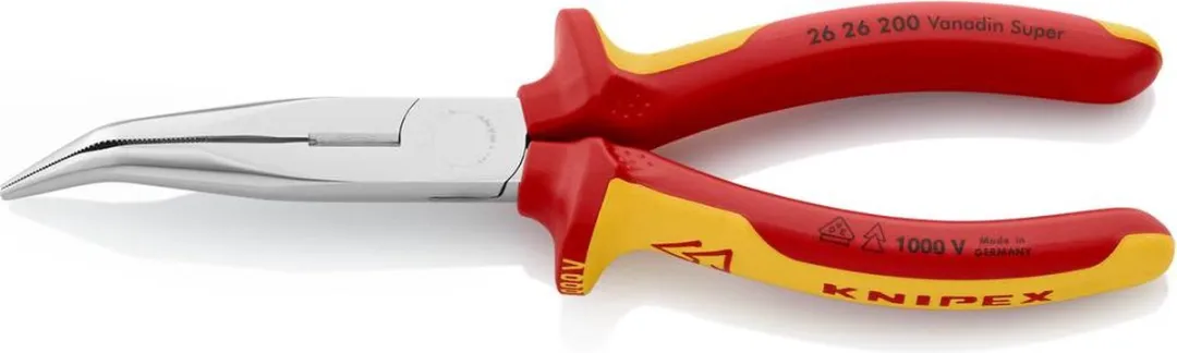 Knipex 26 26 200 SB Platte rondbektang 200mm - afbeelding 5 van 6