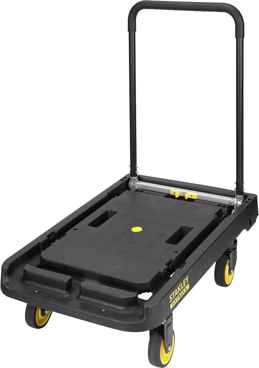 Stanley FXWT-711 Opvouwbare Platformwagen - 200kg - 80x52x87cm - Zwart/Geel