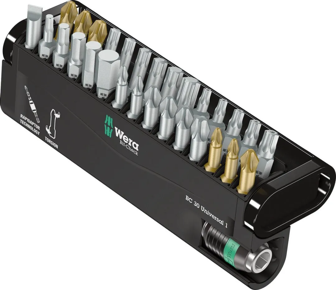 Wera Bit-Check 30 Universal 1 Bitset 05056440001 - Metaal