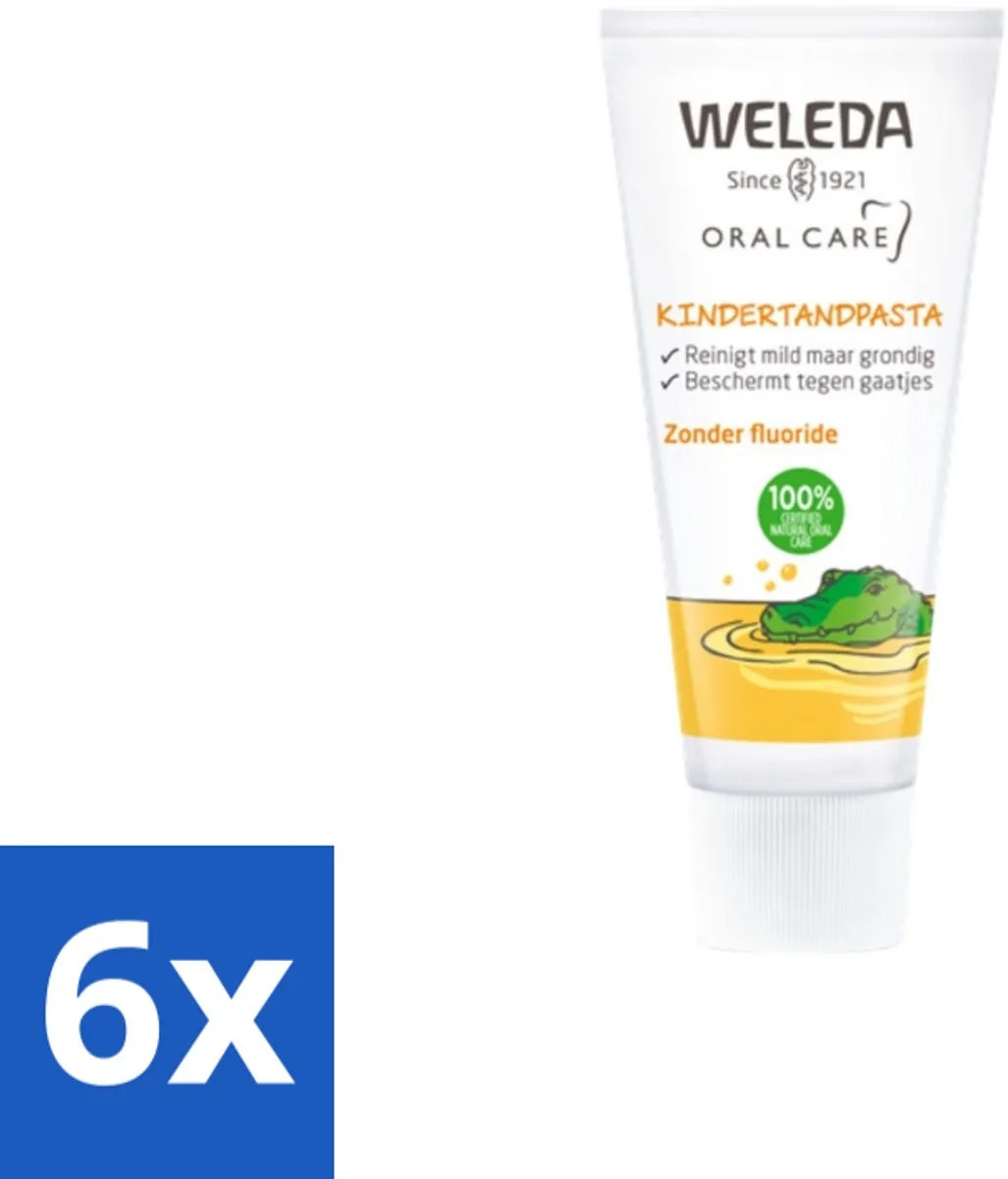Weleda Kindertandpasta 50ml - 6 Stuks