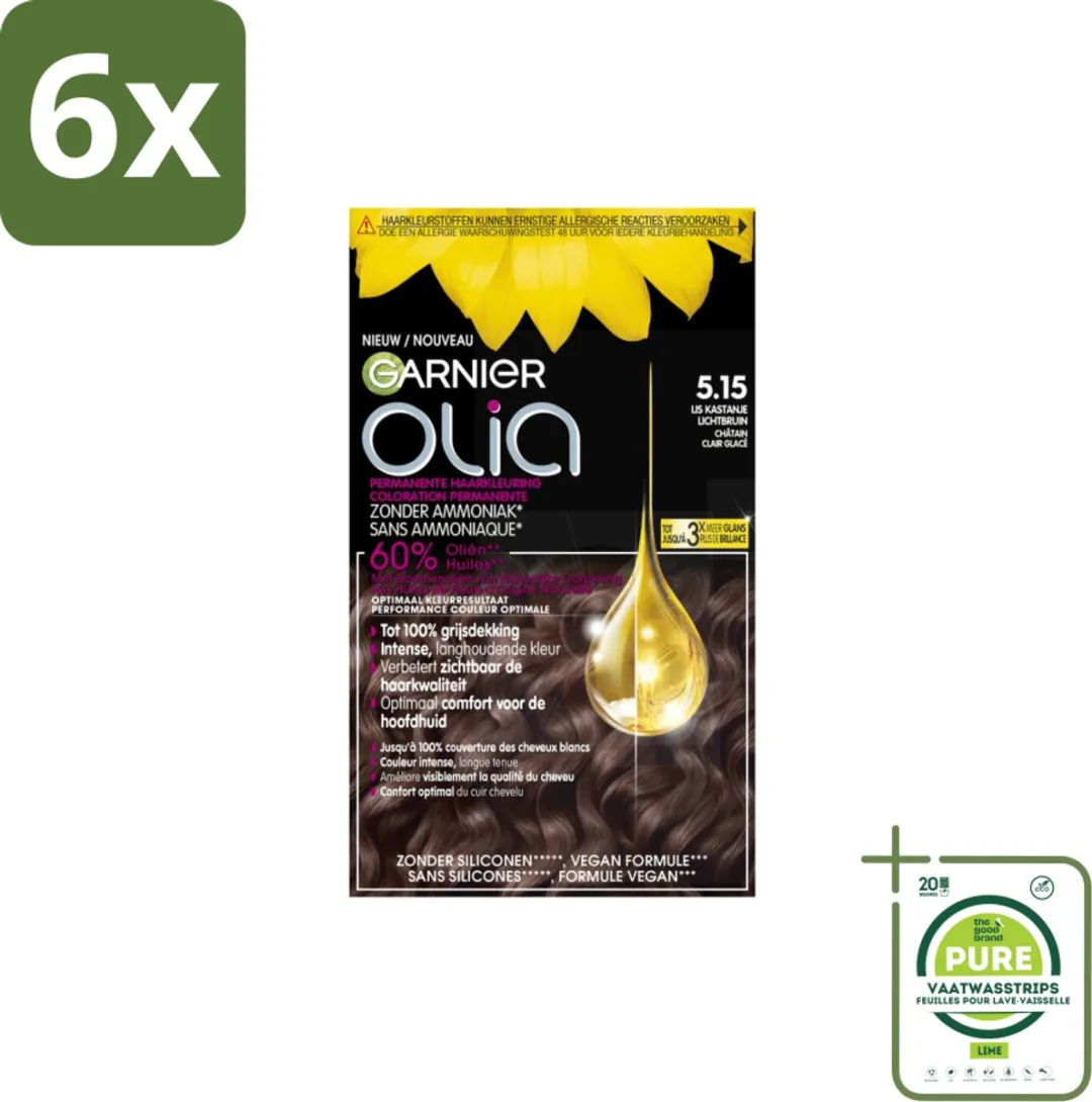 Garnier Olia 5.15 Haarkleuring Kastanje Lichtbruin