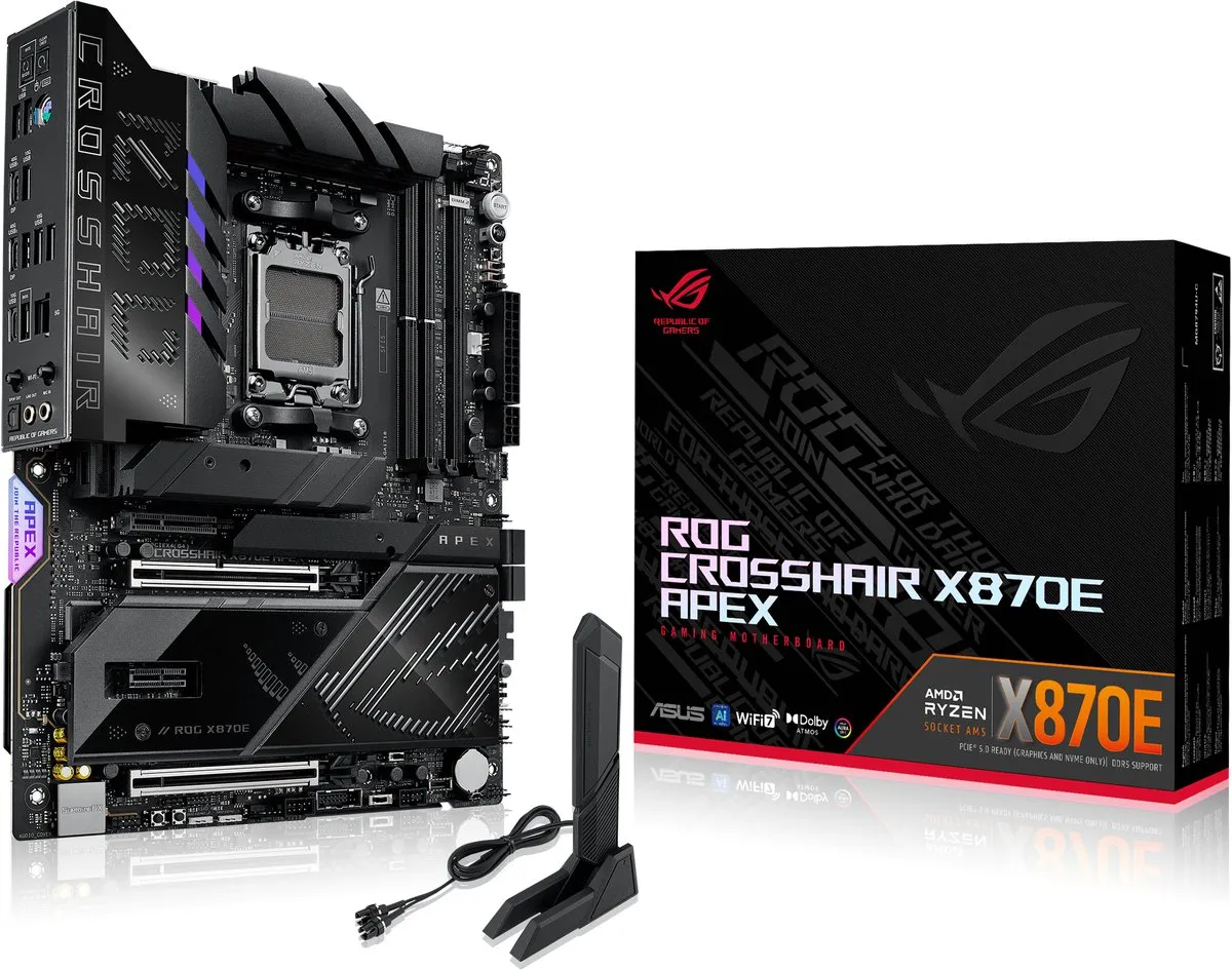 ASUS ROG Crosshair X870E APEX Moederbord - AM5 - ATX