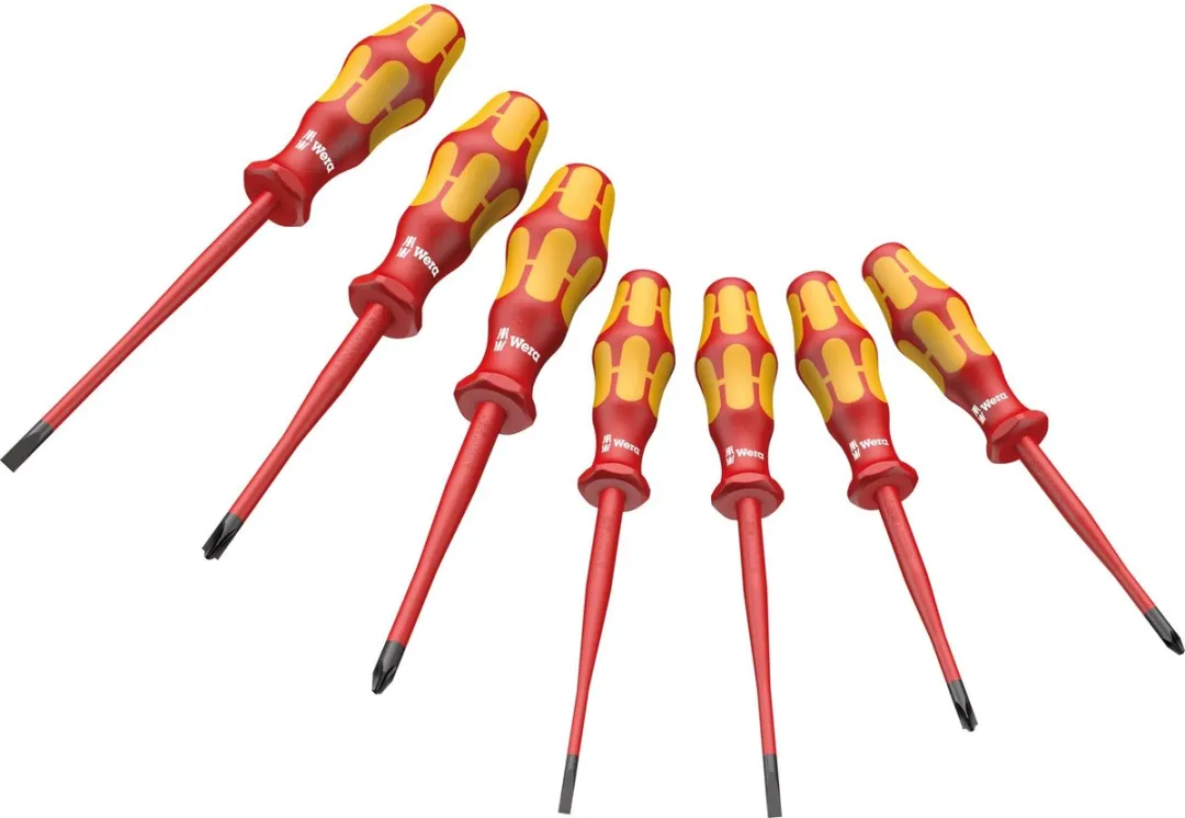 Wera 160 iSS/7 Schroevendraaierset - PH1/PZ1/PH2/PZ2/SL4/SL5.5