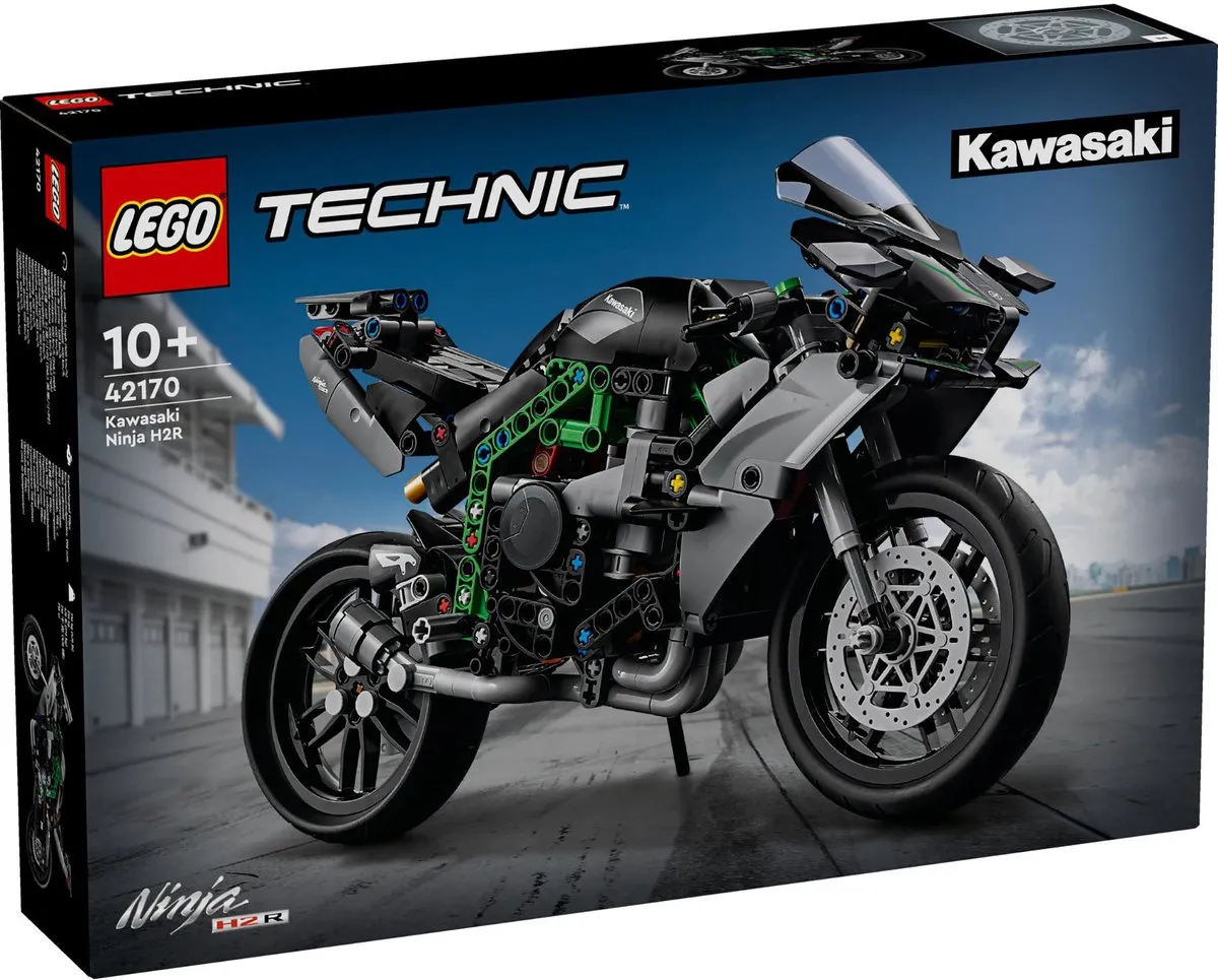 LEGO Technic Kawasaki Ninja H2R 42170 - 643 Stukken