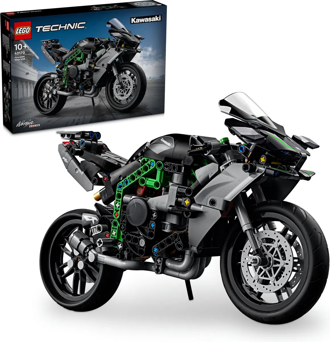 LEGO Technic Kawasaki Ninja H2R 42170 - 643 Stukken