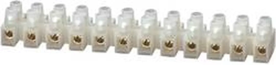 TRU COMPONENTS 610828 Kroonsteen Flexibel: 2.5-6 mm² Massief: 2.5-6 mm² Aantal polen: 12 1 stuk(s) Wit