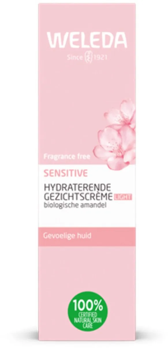 Weleda Gezichtscrème Light Sensitive Hydraterend 90ml - 3 Stuks