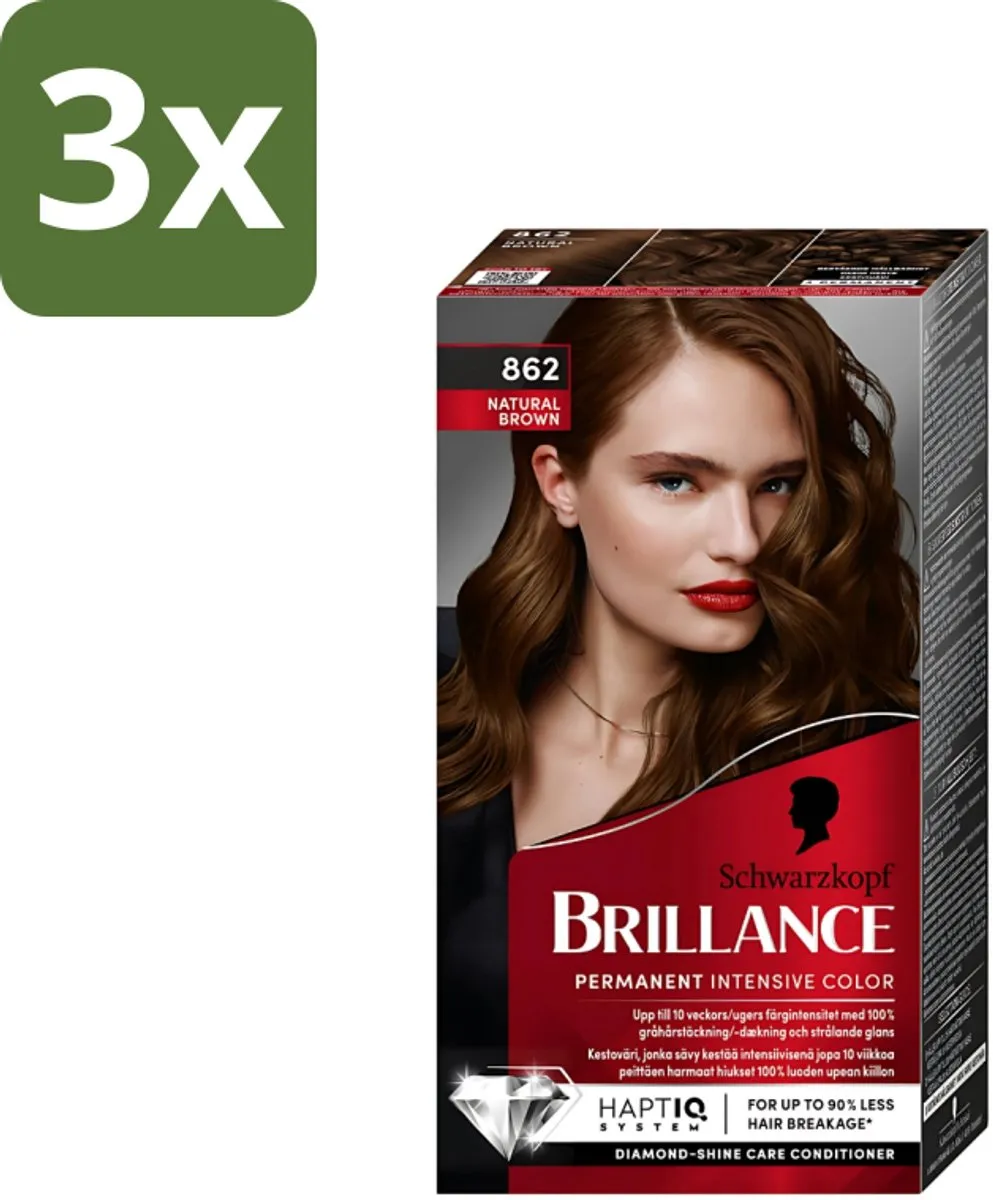Schwarzkopf Vital 862 Natuurlijk bruin Haarverf
