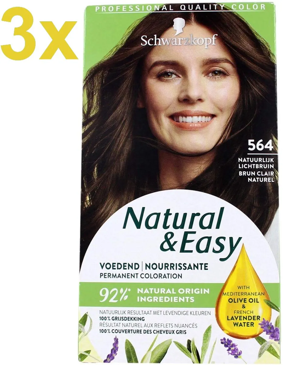 Schwarzkopf Natural & Easy 564 Lichtbruin Haarverf