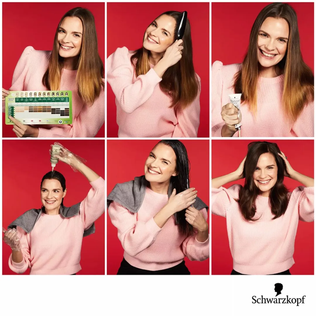 Schwarzkopf Natural & Easy 564 Lichtbruin Haarverf - 3 Stuks