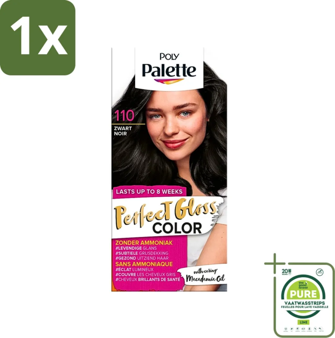 Schwarzkopf Poly Palette Haarverf Glossy Zwart 110