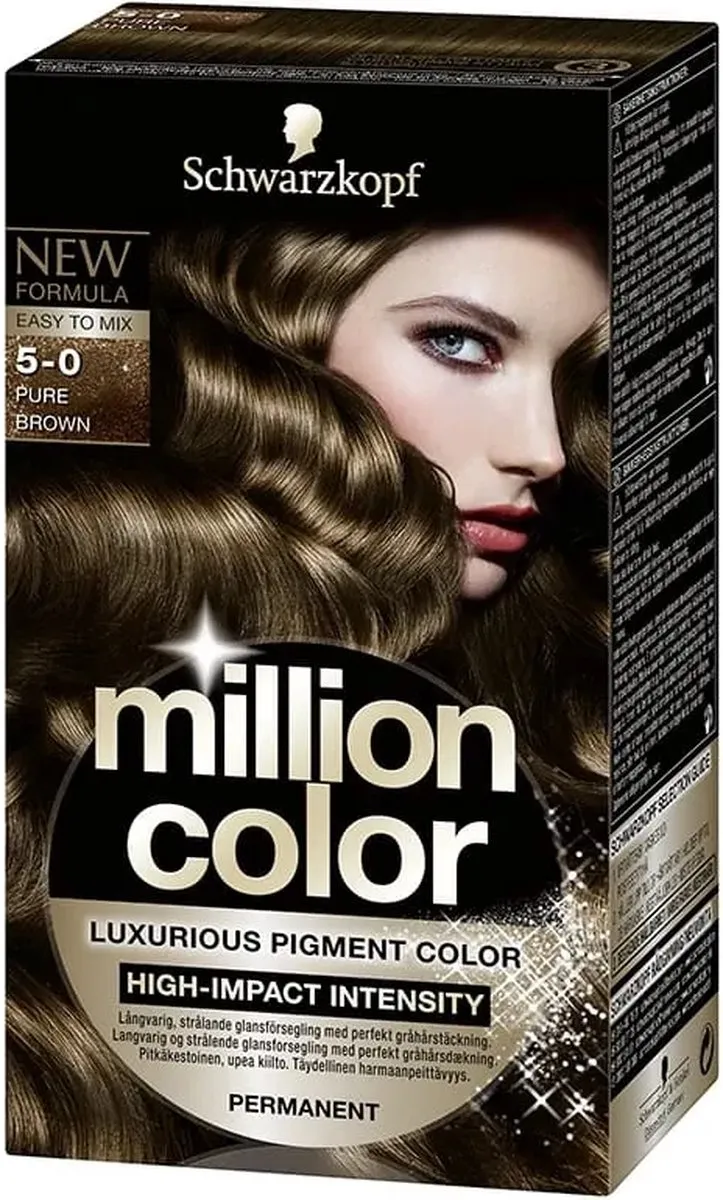 Schwarzkopf Million Color 5-0 Haarverf - 100ml - Bruin