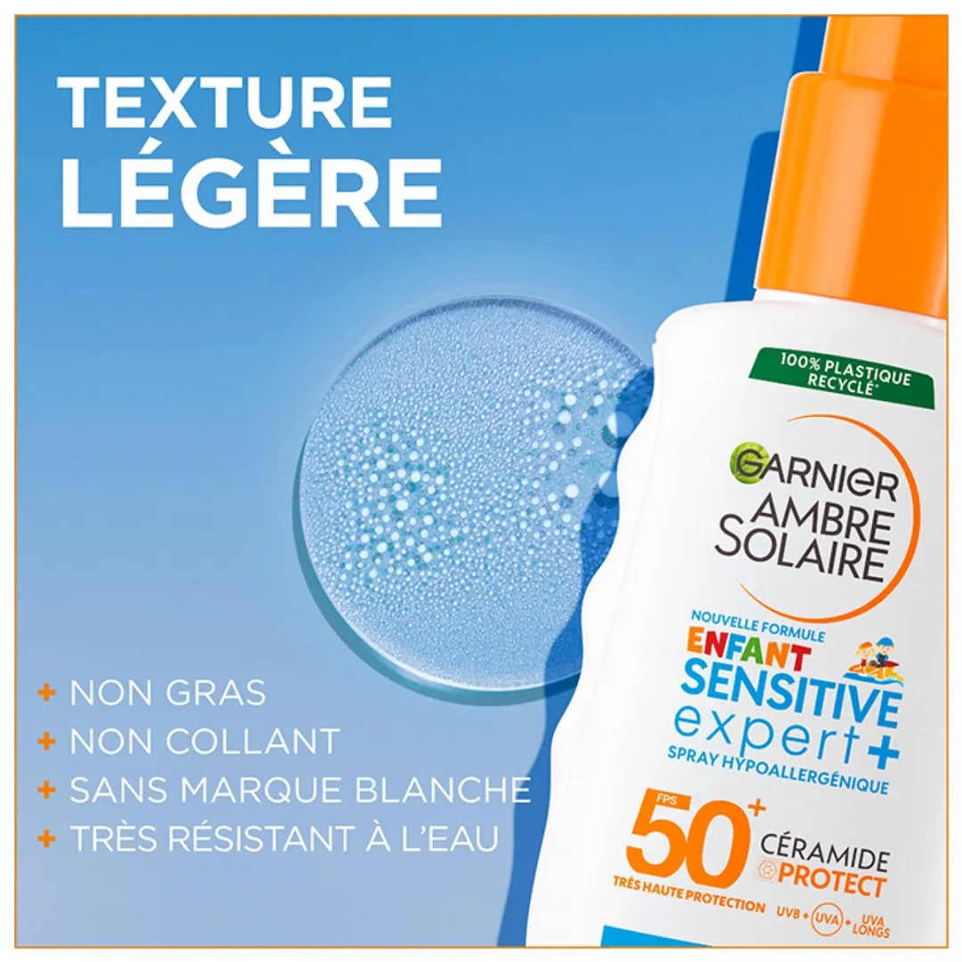 Garnier Ambre Solaire Kids Sensitive Expert SPF 50+ Zonnebrandspray 150ml