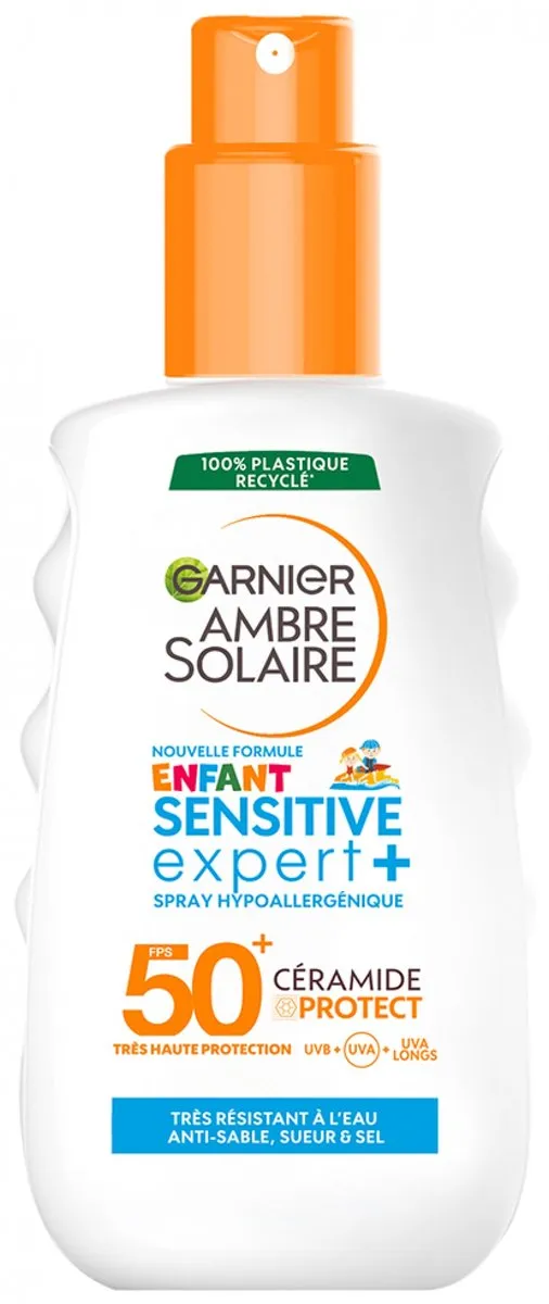 Garnier Ambre Solaire Kids Sensitive Expert SPF 50+ Zonnebrandspray 150ml