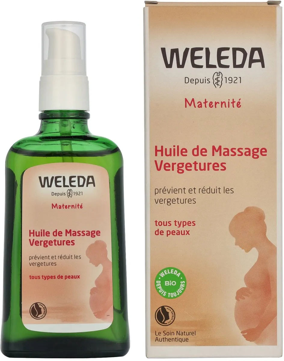Weleda Zwangerschapsstriemen Massageolie 100ml