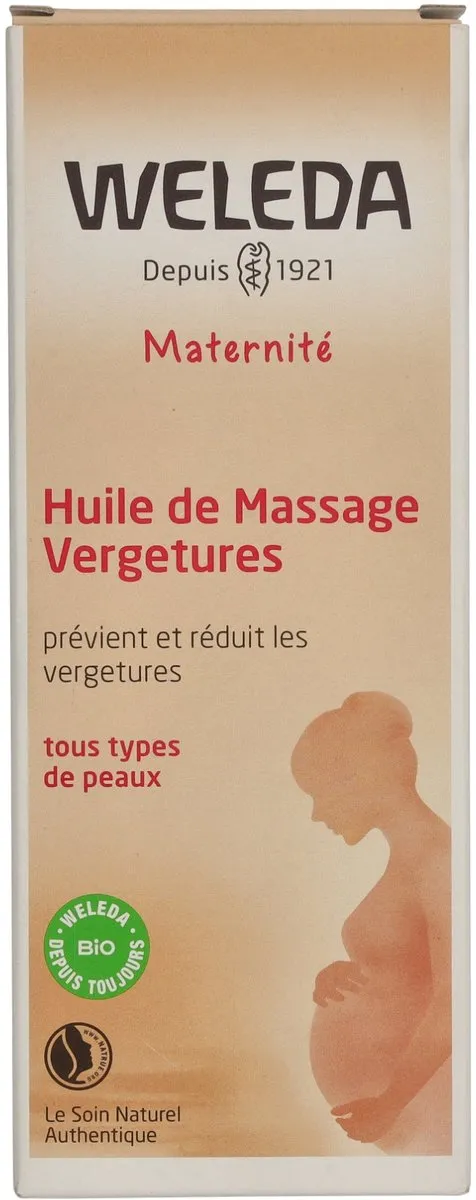 Weleda Zwangerschapsstriemen Massageolie 100ml
