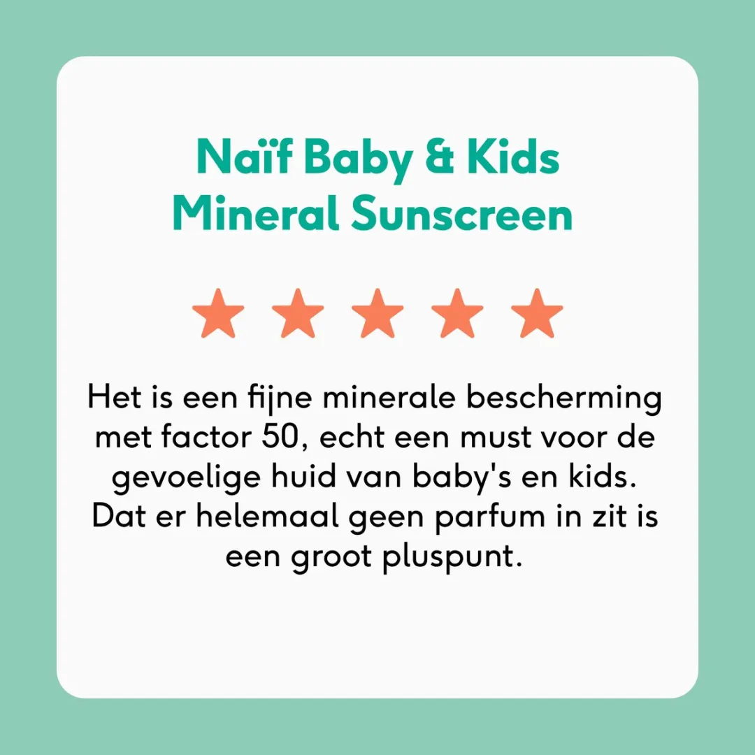 Naïf Minerale Zonnebrand SPF50 2x30ml