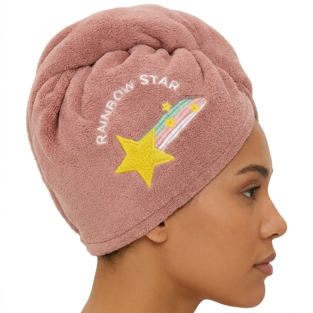 NuveX Paarse Microvezel Haarhanddoek