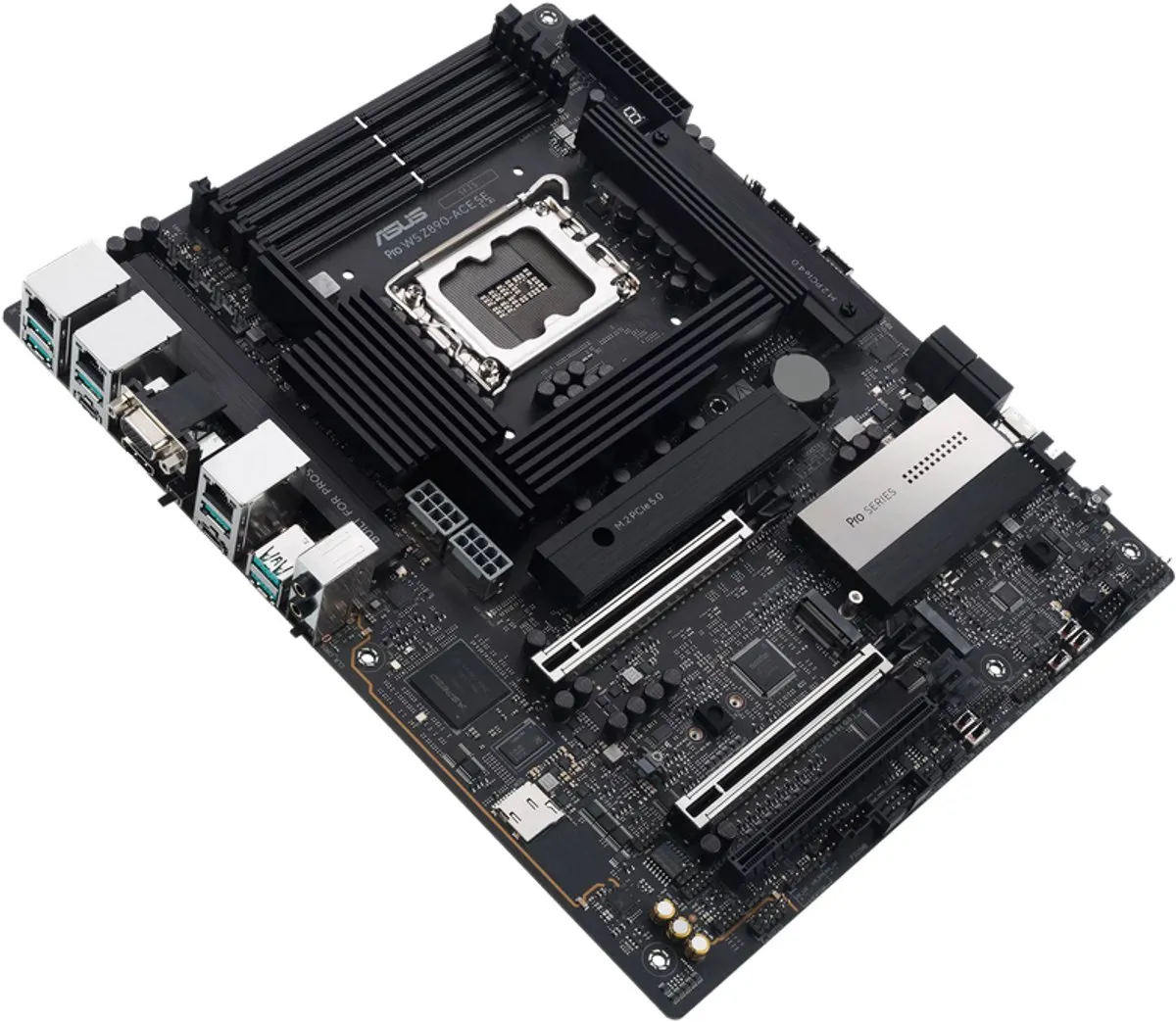 ASUS PRO WS Z890-ACE SE Moederbord - ATX - Intel Z890 - 4x M.2