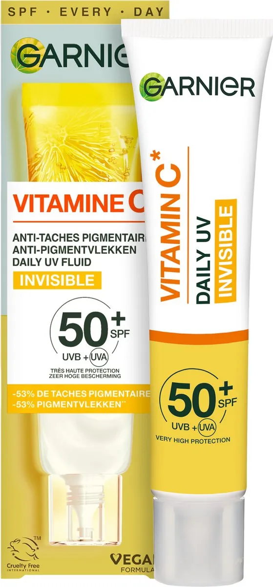Garnier Vitamine C Daily UV Anti-pigmentvlekken Fluid SPF50+ 40ml