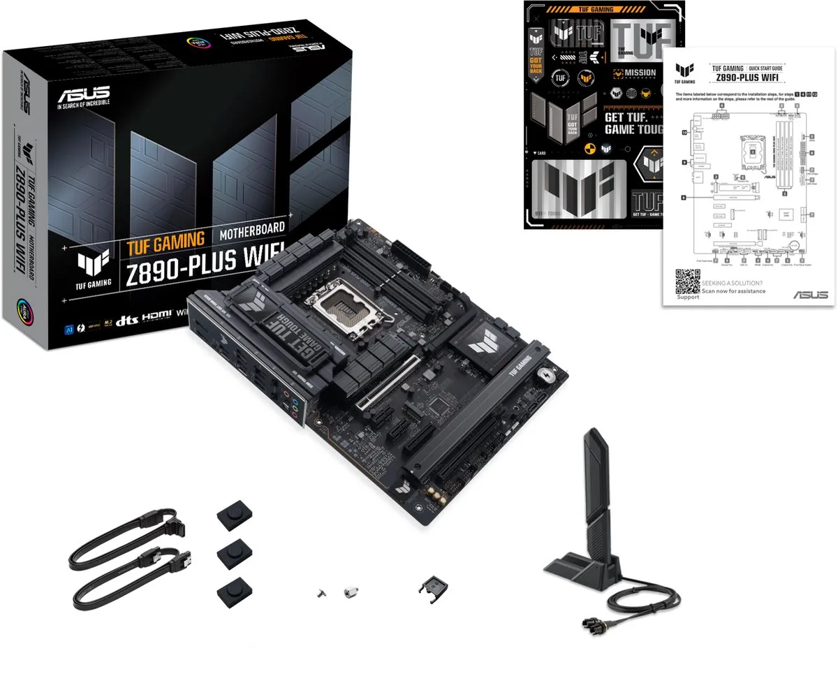 ASUS TUF Gaming Z890-PLUS WIFI Moederbord - Intel Z890 - ATX