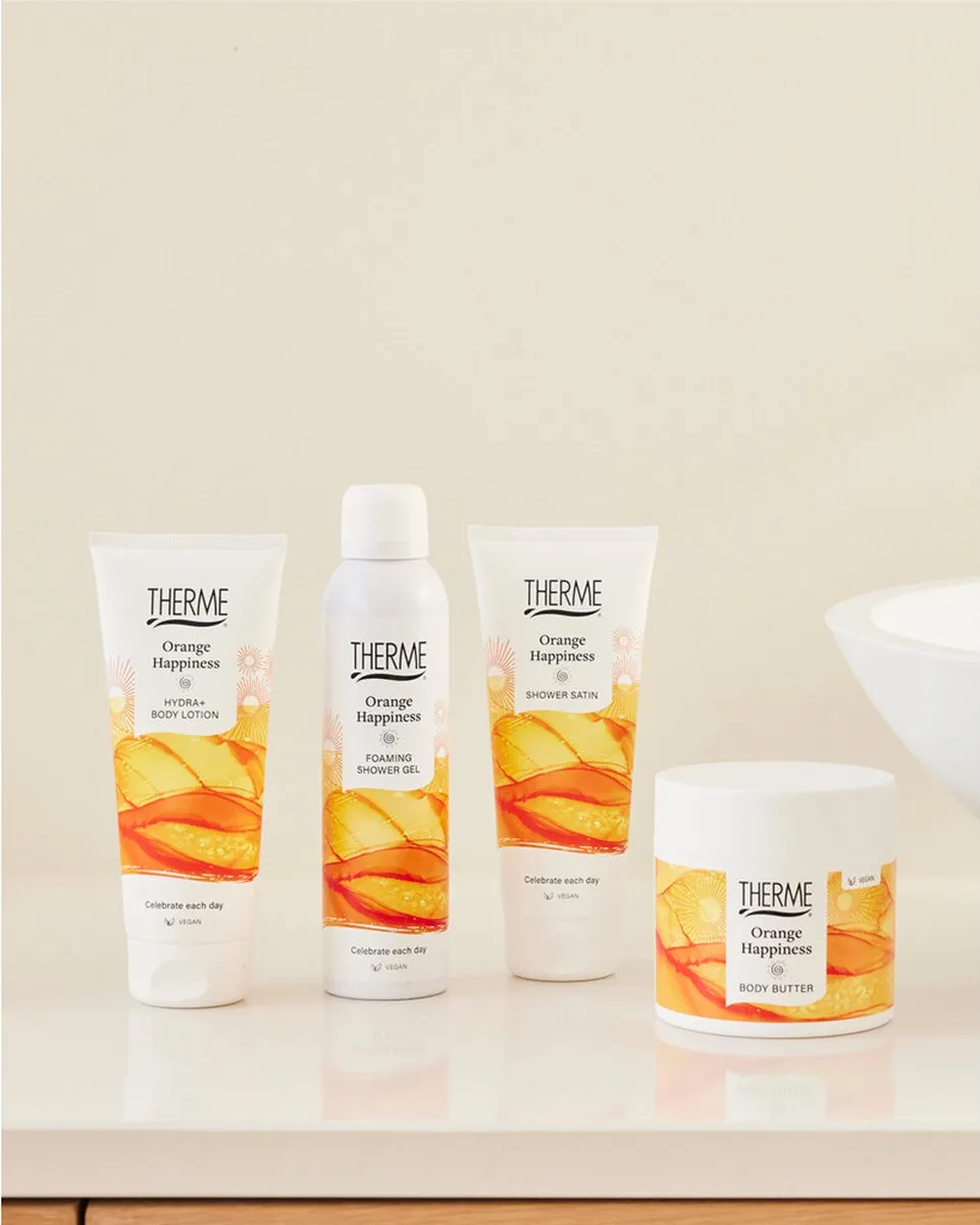 Therme Orange Happiness Shower Satin 200ml - afbeelding 6 van 6