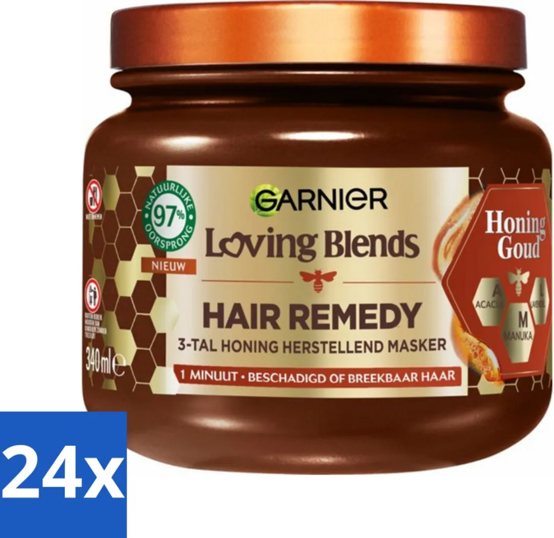 Garnier Loving Blends Honing Goud Haarmasker 340ml
