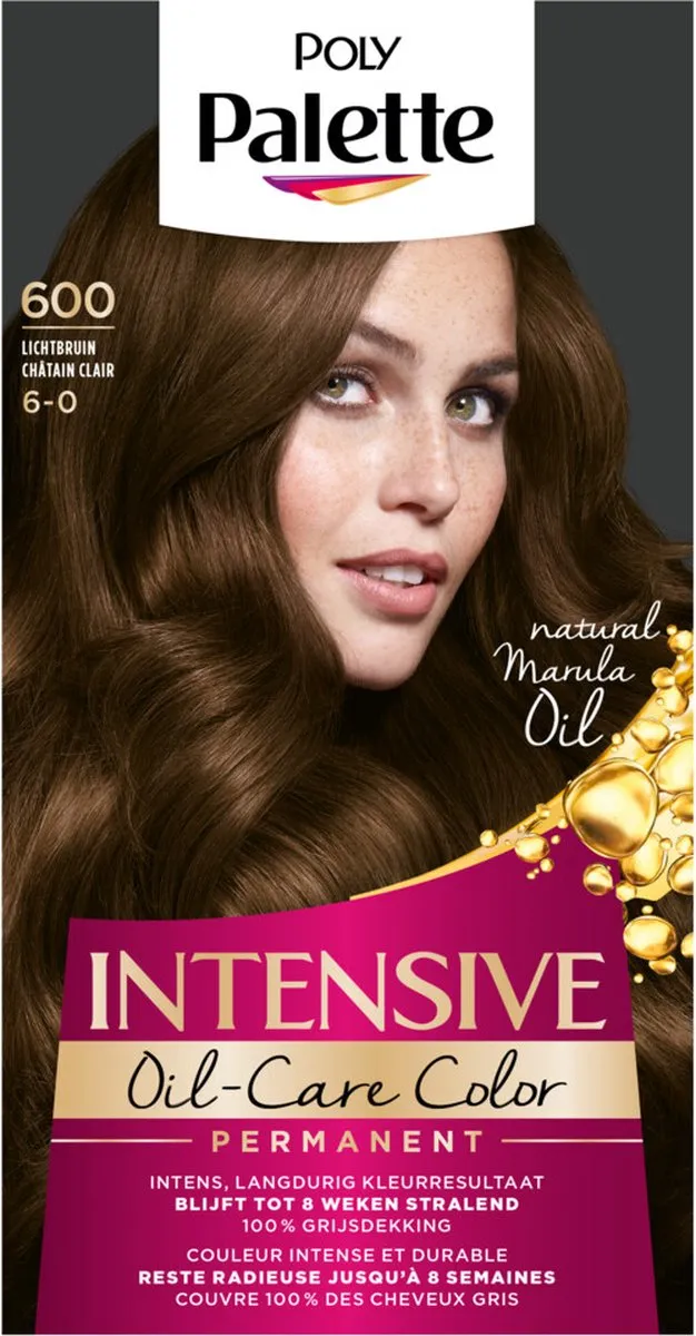 Schwarzkopf Poly Palette Haarverf 600 Lichtbruin 115ml