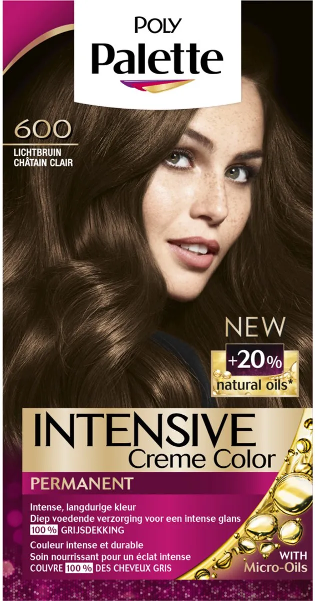 Schwarzkopf Poly Palette Haarverf 600 Lichtbruin 115ml