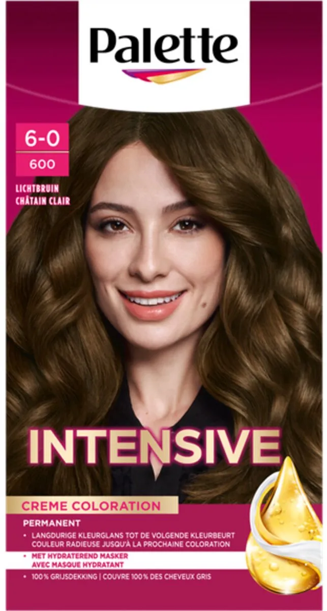 Schwarzkopf Poly Palette Haarverf 600 Lichtbruin 115ml