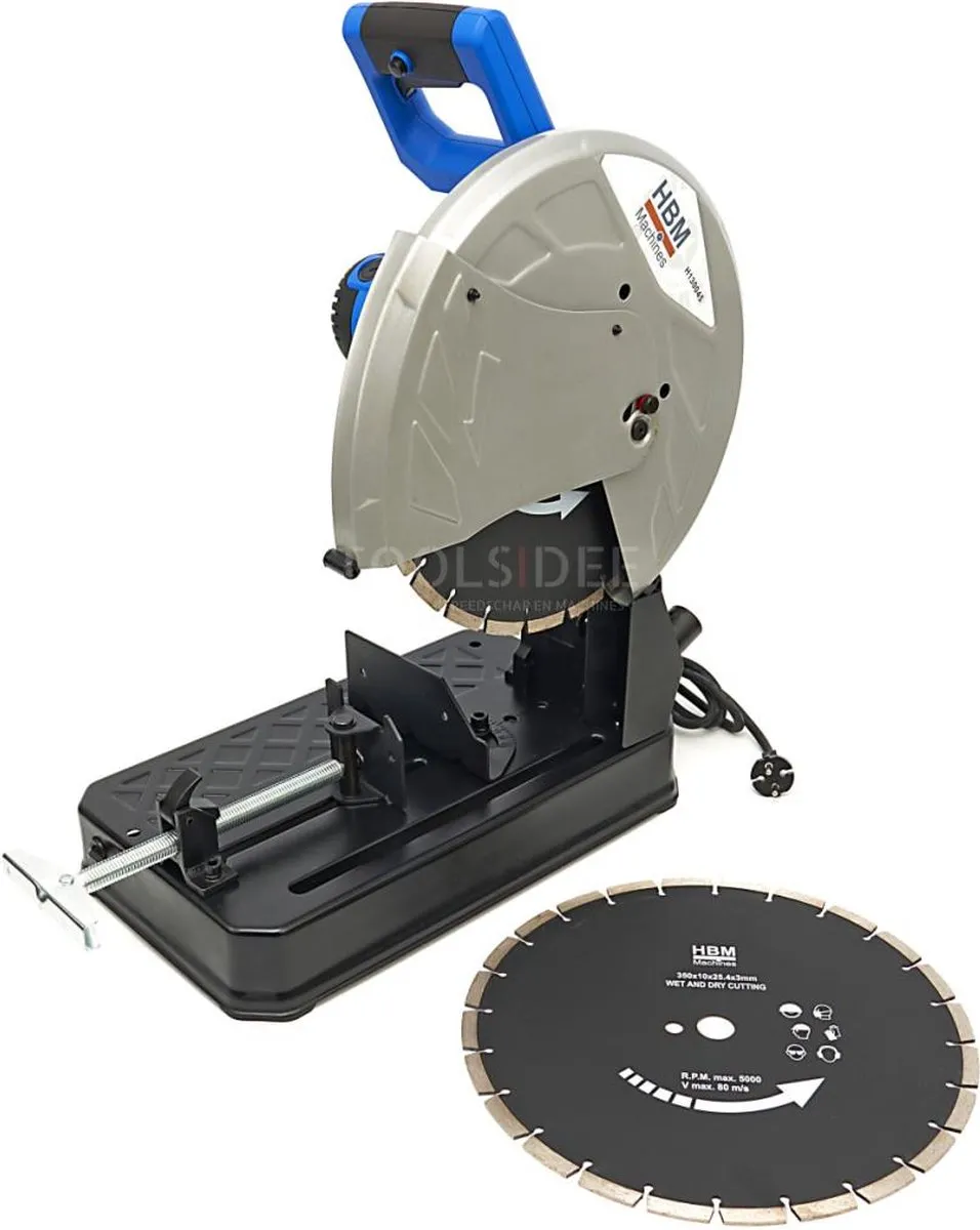HBM 350mm Steenzaagmachine 2300W
