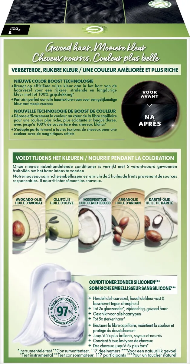 Garnier Nutrisse Ultra Crème 10 Zwart Haarverf