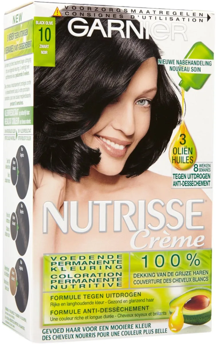 Garnier Nutrisse Ultra Crème 10 Zwart Haarverf