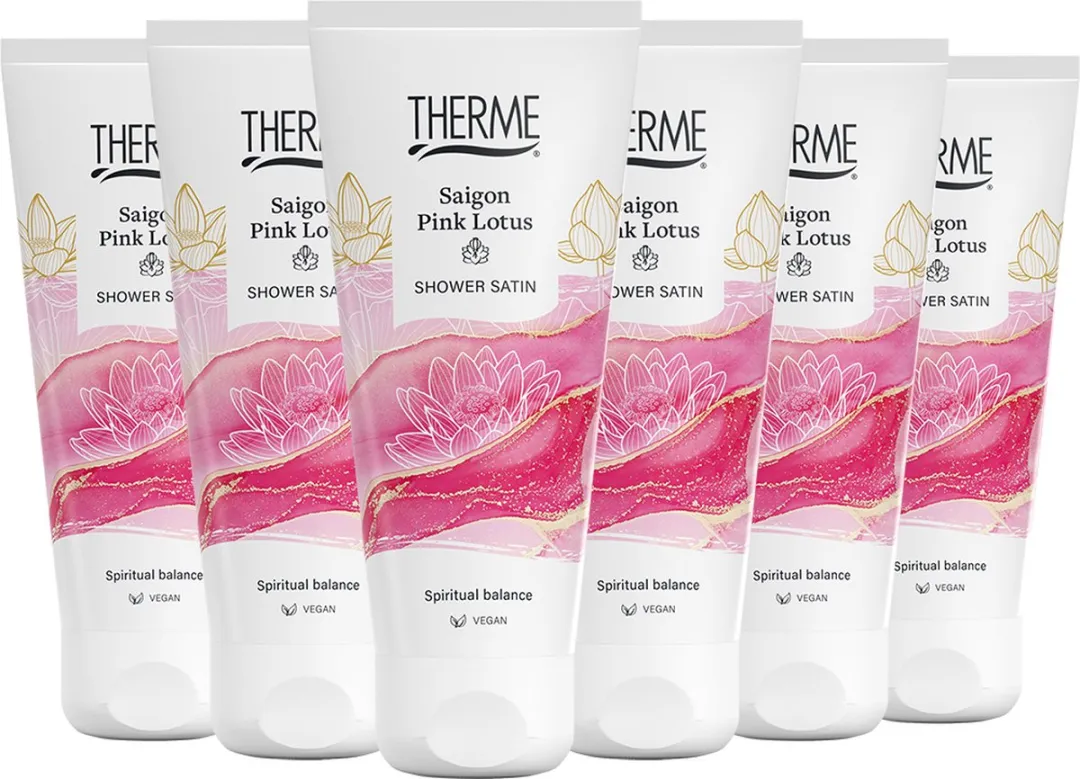 Therme Saigon Pink Lotus Douchegel - 6x200ml