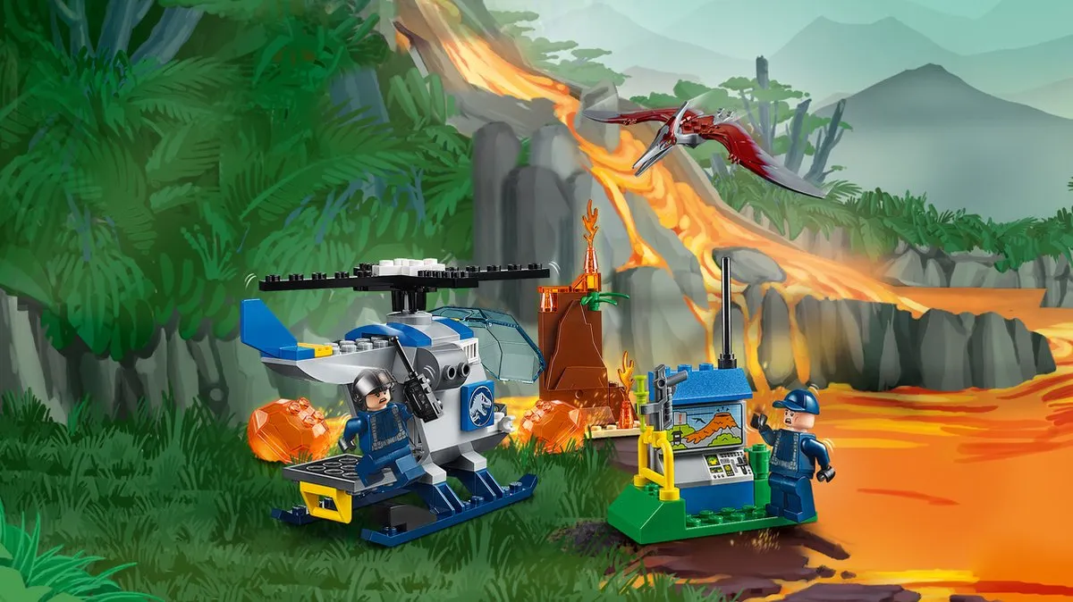 LEGO Juniors Jurassic World 10756 - 84 Stukken - 2 Minifiguren