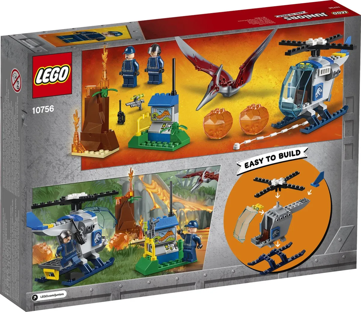 LEGO Juniors Jurassic World 10756 - 84 Stukken - 2 Minifiguren - afbeelding 6 van 6