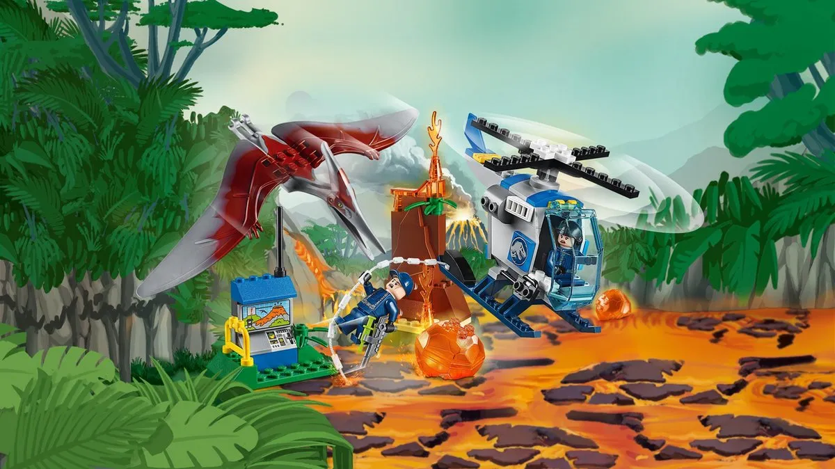 LEGO Juniors Jurassic World 10756 - 84 Stukken - 2 Minifiguren
