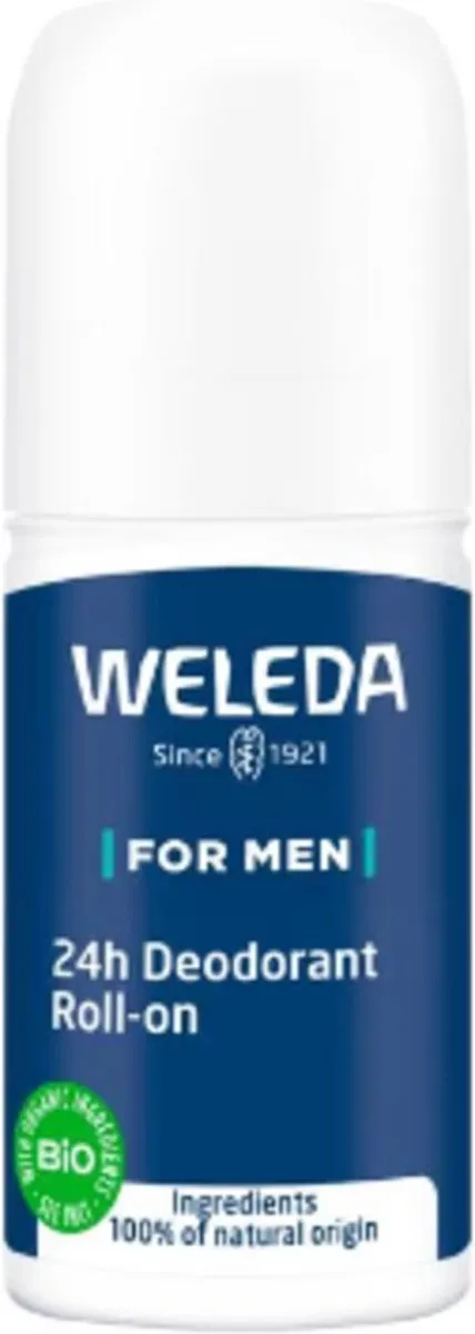 Weleda Men 24h Roll-On Deo Verbena Rozemarijn Vetiver 50ml