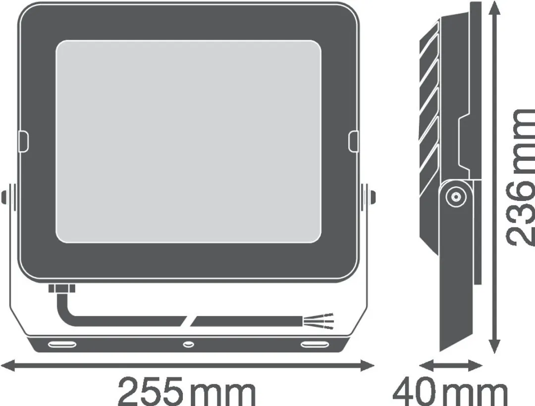 LEDVANCE LED Floodlight Compact 90W 9000lm - Zwart