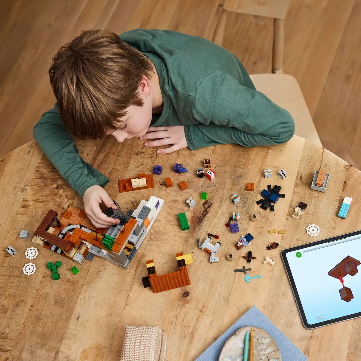 LEGO Minecraft De Woestenijmijnschacht 21263 - 538 Stukken