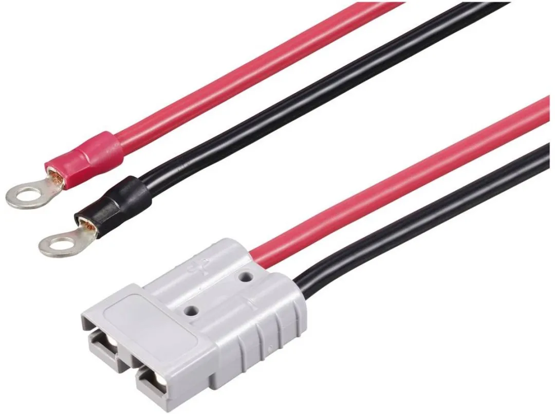 Hoogstroom-batterijstekker naar M6-ringoog TC-12195688 Zwart, Rood TRU COMPONENTS Inhoud: 1 stuk(s)