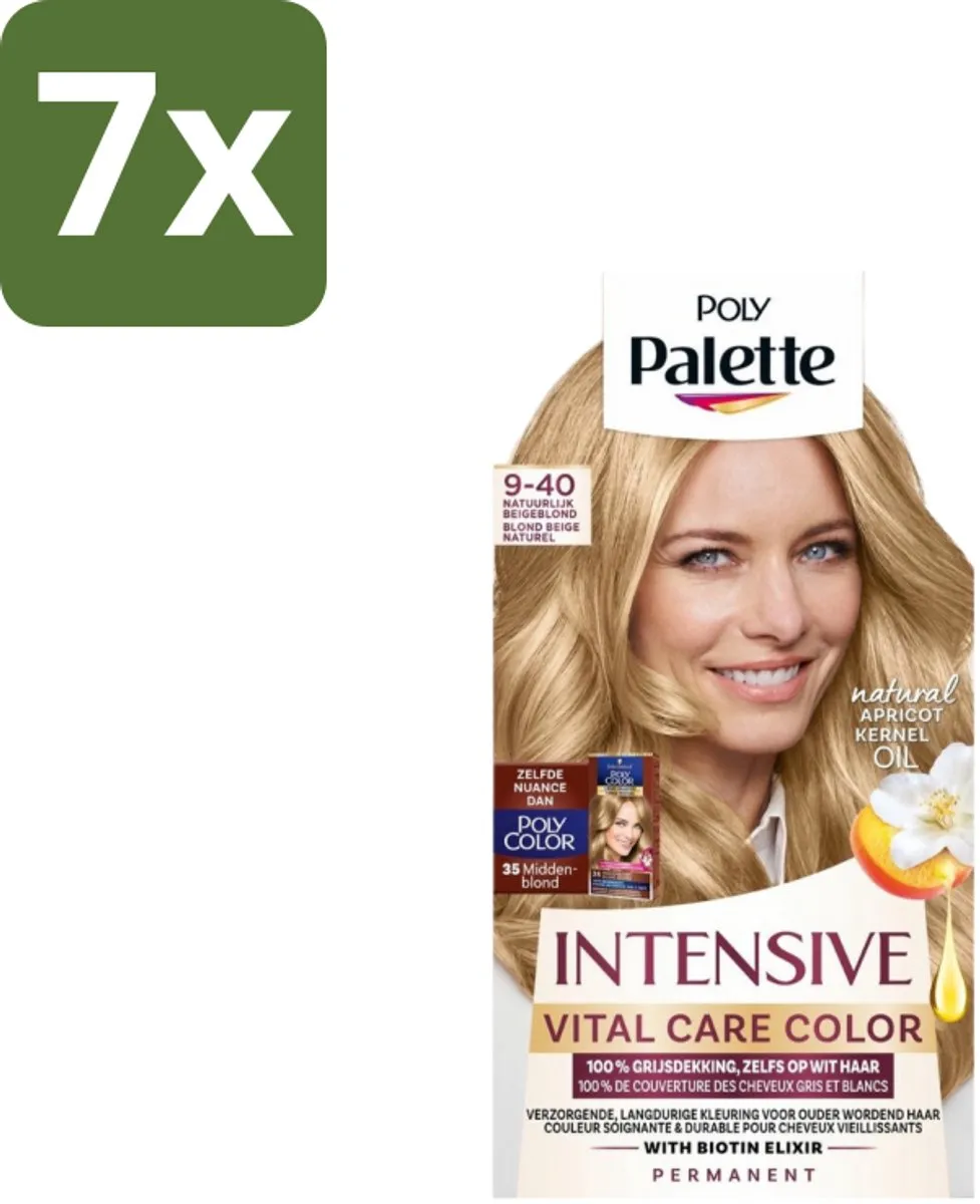 Schwarzkopf Poly Palette 9-40 Natuurlijk Beigeblond Haarverf
