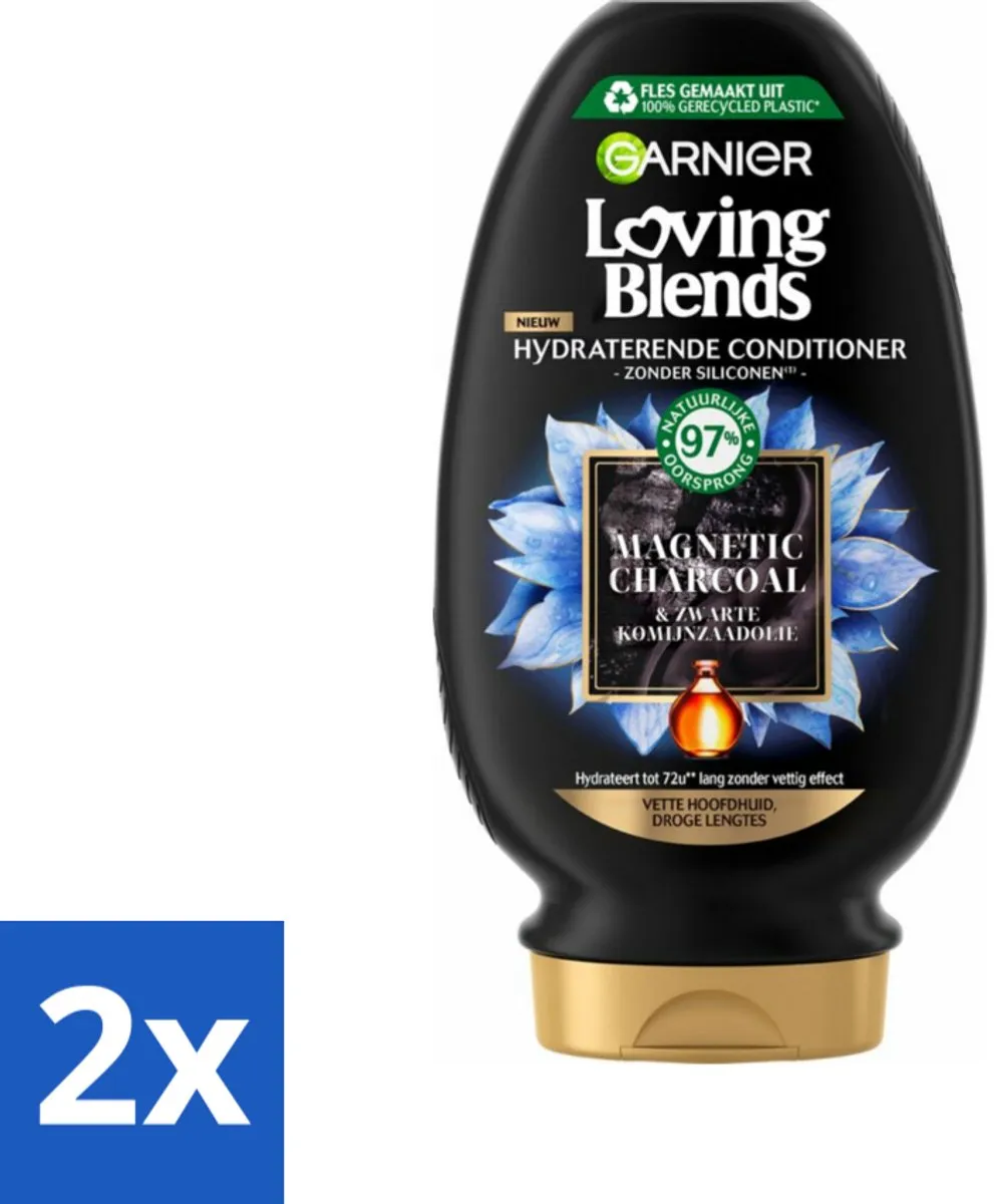 Garnier Loving Blends Magnetic Charcoal Conditioner 250ml