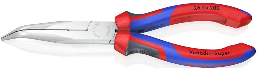 Knipex 26 25 200 Telefoontang 45° + Zijsnijder 200mm