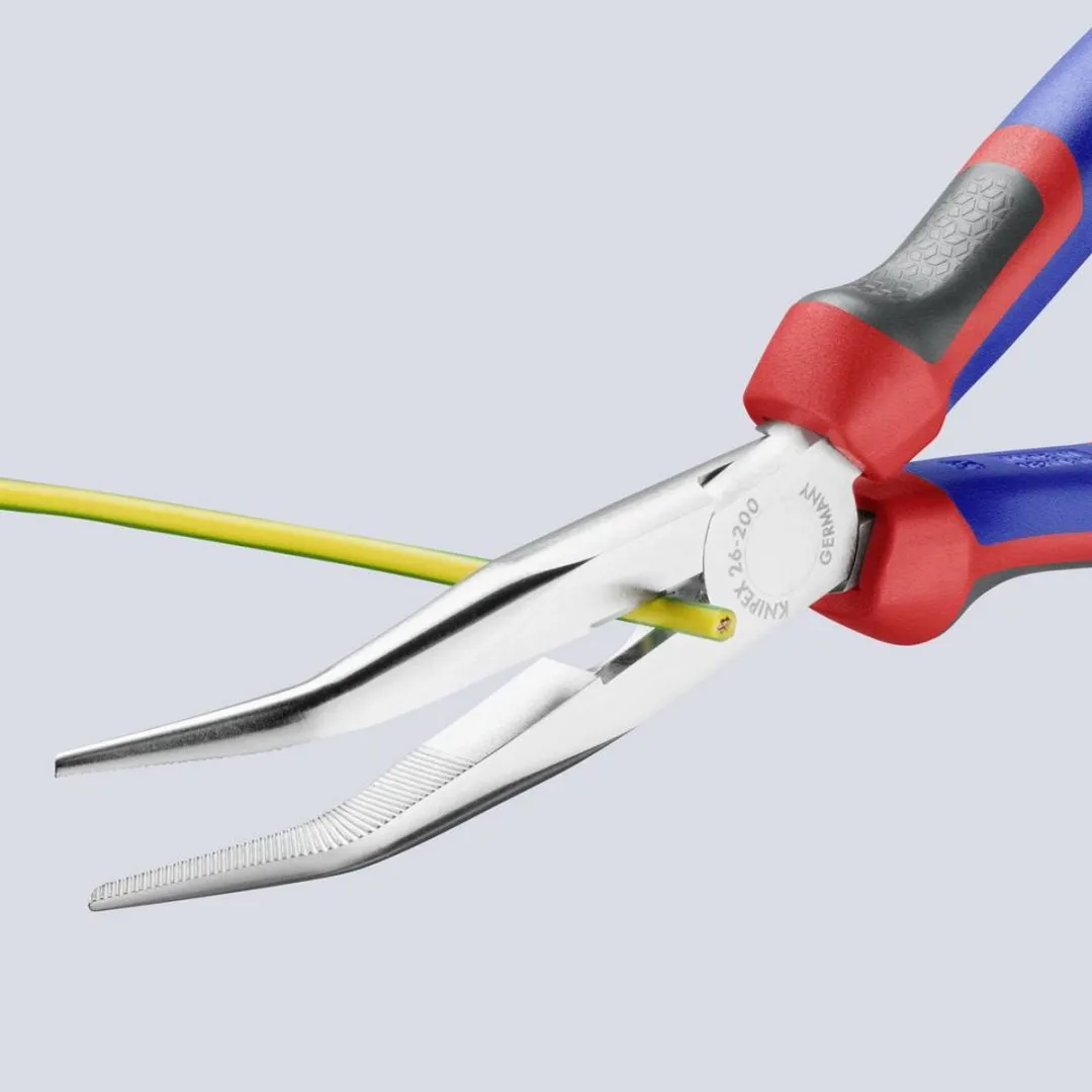 Knipex 26 25 200 Telefoontang 45° + Zijsnijder 200mm