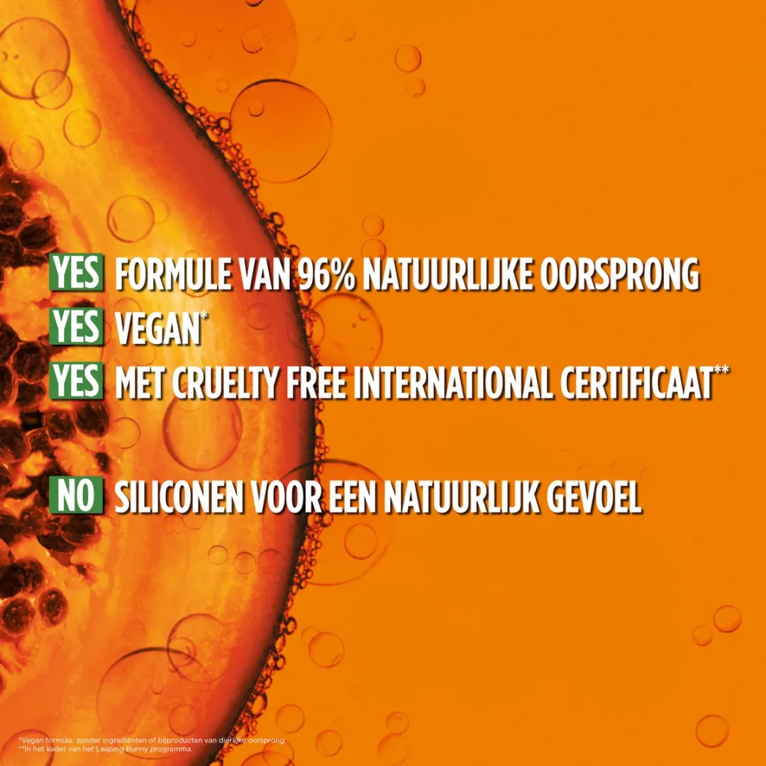Garnier Fructis Hair Food Papaya Shampoo - 6x350ml