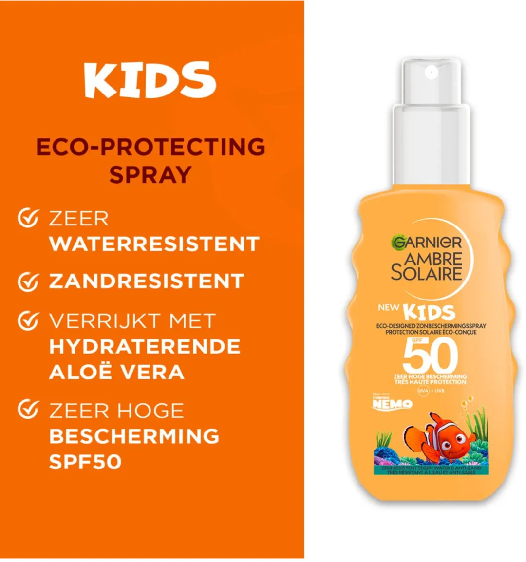 Garnier Ambre Solaire Finding Nemo Zonnebrand SPF 50 - 150ml - afbeelding 6 van 6